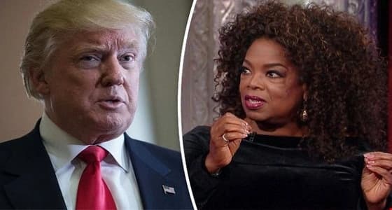 بعد أنباء ترشح وينفري للرئاسة.. فيديو يجمع الإعلامية مع ترامب