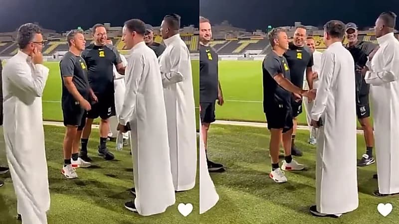 المنتشري يروي لمدرب الاتحاد عن حبه وعشقه لـ ريفر بليت .. فيديو
