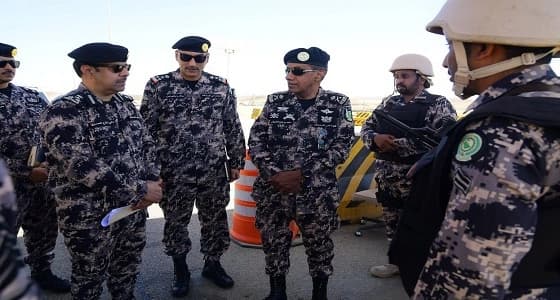 قائد قوات أمن المنشآت يتفقد المواقع بشمال المملكة