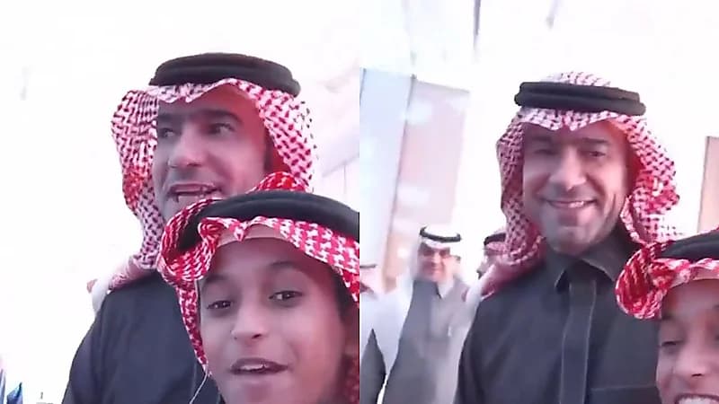 طفل يسأل وزير الشؤون البلدية عن دخول الأطفال في ⁧‫المساهمات العقارية .. فيديو