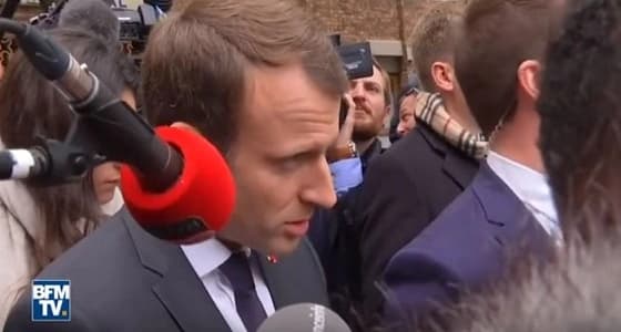 بالفيديو.. هكذا صدم الرئيس " ماكرون " فتاة مغربية ناشدته مساعدتها