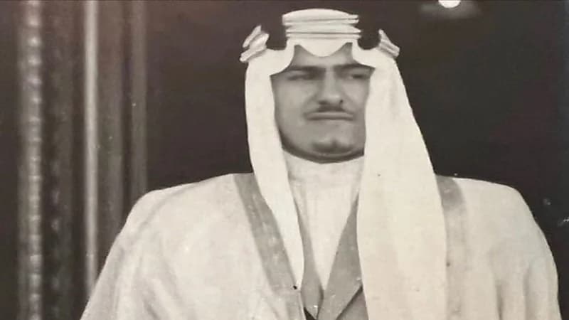 صورة نادرة للأمير فهد بن سعود