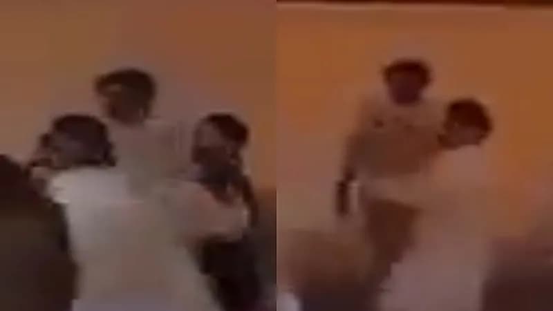 بالفيديو.. "إيراني" يحاول إهانة العلم السعودي والإماراتيون يلقنوه درسًا