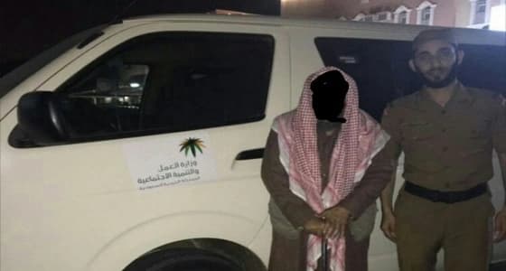 بالصور.. مكافحة التسول في تبوك تضبط 10 محتالين