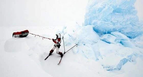 بالصور..مغامرة لسيدة خمسينية تقطع  القطب الجنوبي مشيا على الأقدام