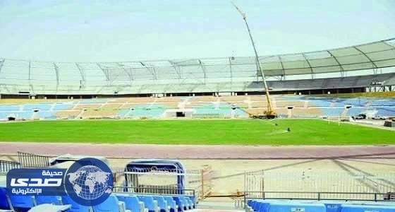 استياء جماهيري من توقف مشروع توسعة استاد الأمير عبدالله الفيصل