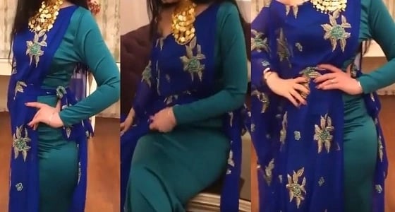 بالفيديو.. " فاطمة العواض " تقدم عرض أزياء خليجية بطريقتها