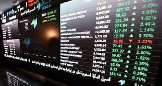 مؤشر سوق الأسهم يغلق مرتفعا