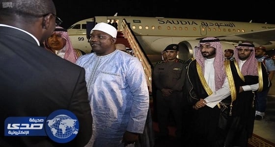 رئيس جامبيا يصل جدة