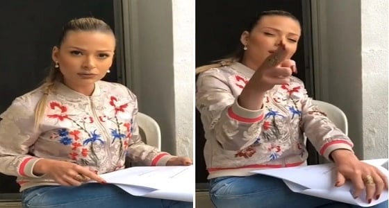 بالفيديو.. فنانة شهيرة تطلق النار على جمهورها