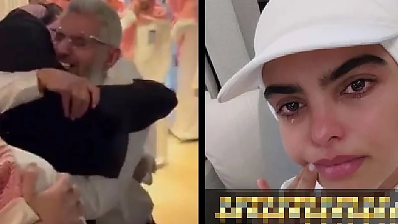 سارة الودعاني تبكي فرحًا بعودة حميدان التركي: وربي كأنه عيد