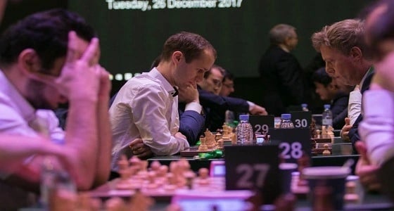 نتائج اليوم الأول لبطولة الشطرنج - السريع " رجال "