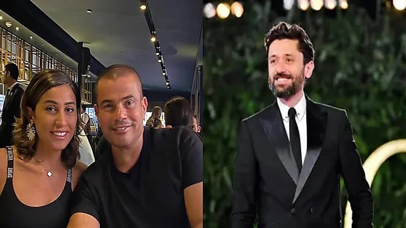 أنباء ارتباط دينا الشربيني وكريم محمود عبدالعزيز تعيد صور عمرو دياب لحسابها