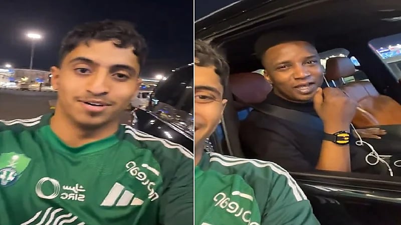 نقاش طريف بين محمد نور مع مشجع أهلاوي .. فيديو