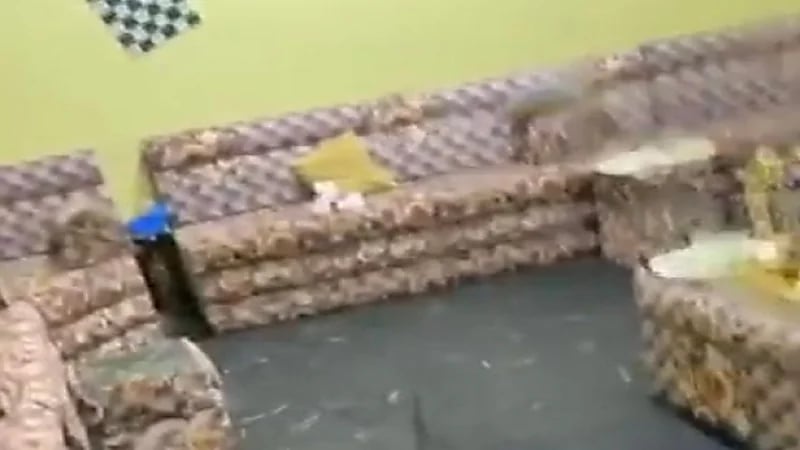 محافظة الدائر تباشر حالة سيدة تضرر منزلها من السيول