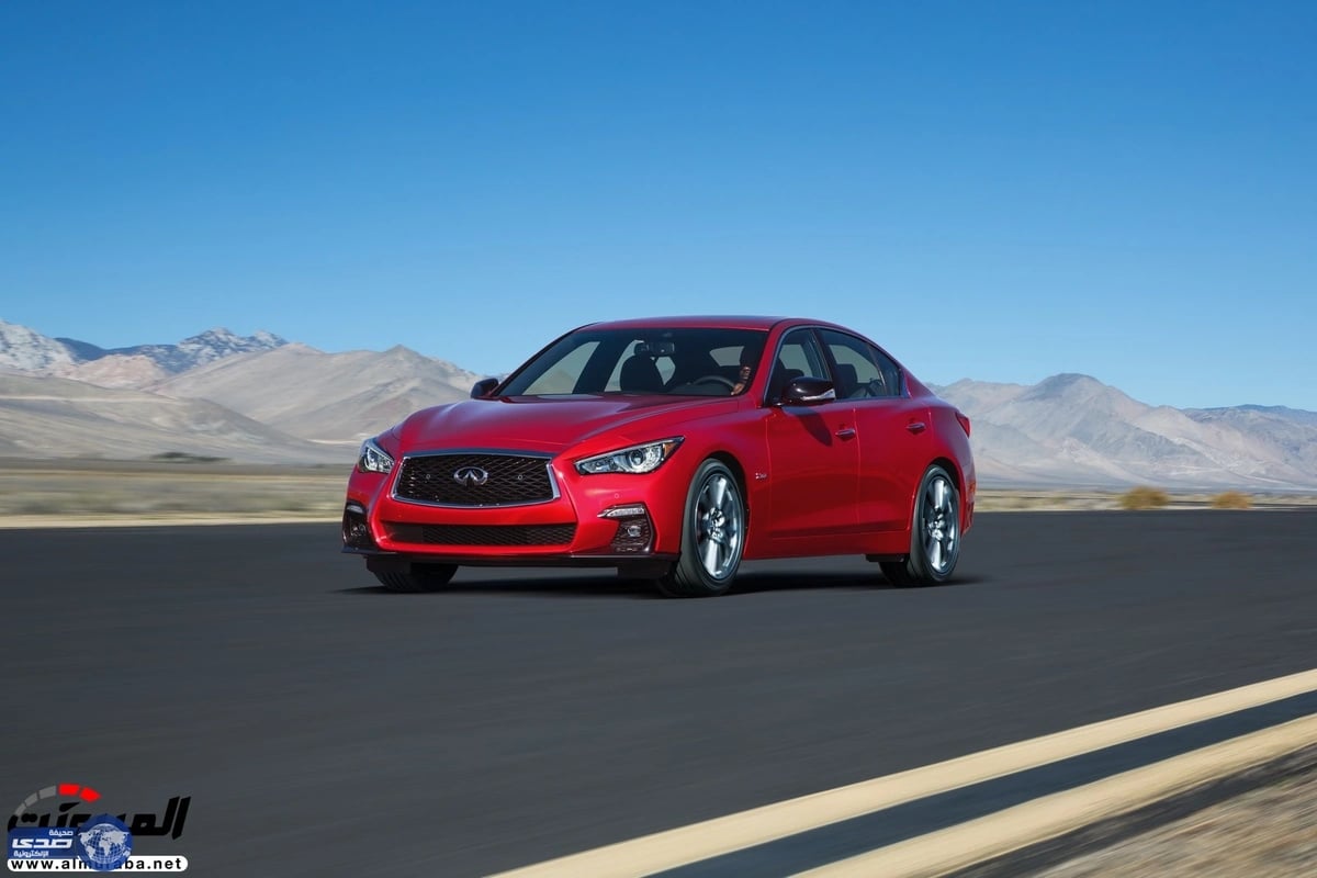 “ إنفينيتي ” تعتزم تدشين Q50 المحدّثة 2018 بمميزات قيادة شبه ذاتية بجنيف Infiniti Q50