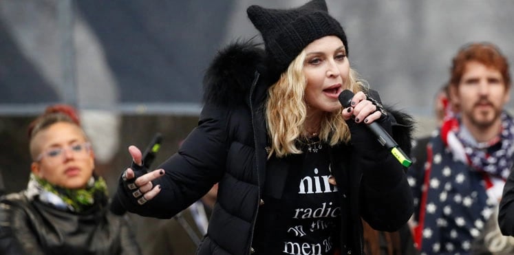 مادونا  تعلق على تصريحها حول  تفجير البيت الأبيض