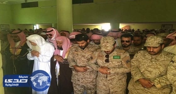 ⁠⁠⁠بالصور.. صلاة الميت على شهيد الوطن الرقيب فهد الذيابي