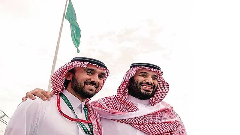 رسالة من وزير الرياضة لولي العهد