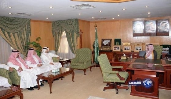 أمير منطقة الجوف يستقبل رئيس وأعضاء إدارة نادي العروبة