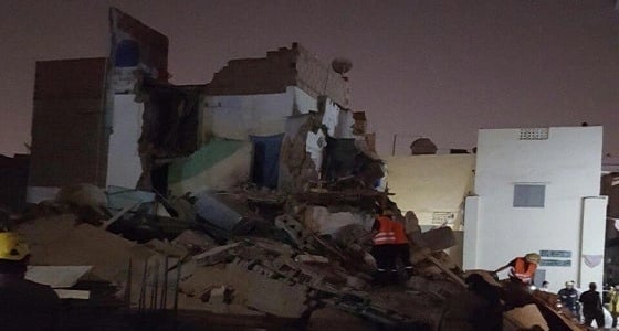 انهيار جزء من منزل شعبي بجدة وإصابة طفلة