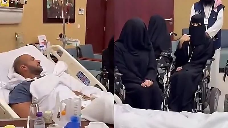 بكاء يزيد الراجحي بعد زيارة عائلة تكفل بها سابقًا للاطمئنان عليه.. فيديو