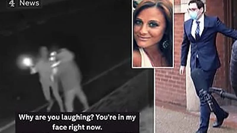 بالفيديو.. ضابط يعتدي على امرأة بالضرب بلا أسباب