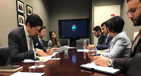 سفير خادم الحرمين لدى اليمن يلتقي موظفين بمجلس الشيوخ الامريكي