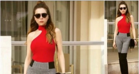 مي عز الدين تتألق في إطلالة كاجوال علي طريقة نجمات هوليوود