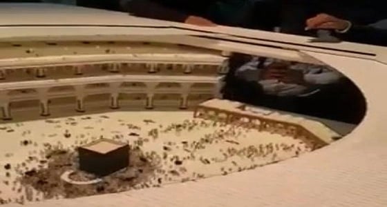 تعليق " رئاسة الحرمين " على فيديو مظلة صحن المطاف بالحرم المكي