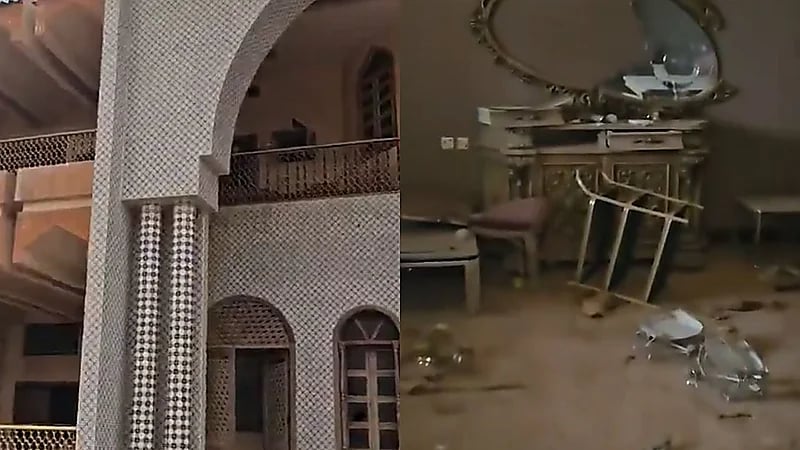 مشهد خيالي لـ قصر مهجور منذ قرابة 45 عامًا في مدينة الرس.. فيديو