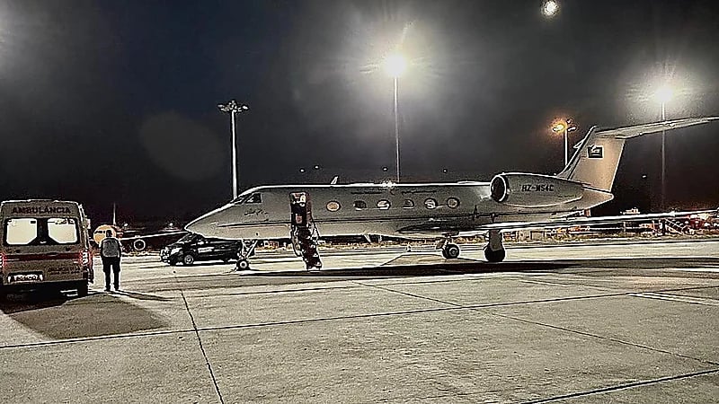 نقل مواطن تعرض لأزمة صحية من لشبونة إلى الرياض عبر طائرة الإخلاء الجوي