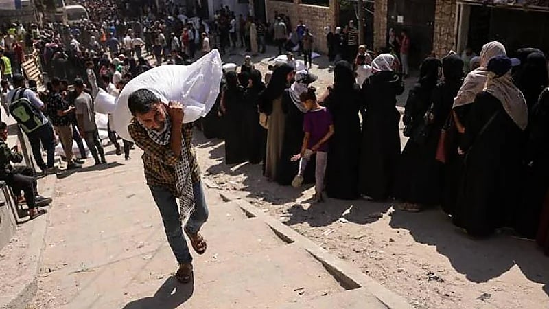 ضبط أقراص مخدرة داخل مساعدات غذائية في غزة