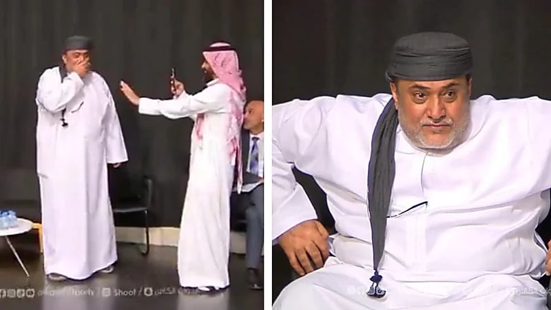 ردة فعل الرواس على تعادل عمان في الوقت القاتل أمام فلسطين .. فيديو