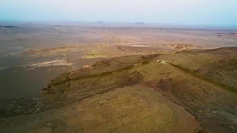 فيديو لآثار قرية تاريخية بتبوك شاهدة على الحضارات منذ فجر التاريخ