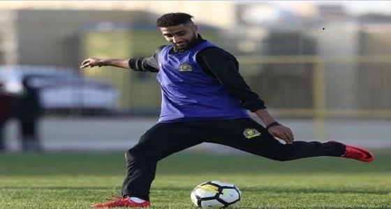 بالصور.. مشاركة عبد الرحمن العبيد في تدريبات " النصر "