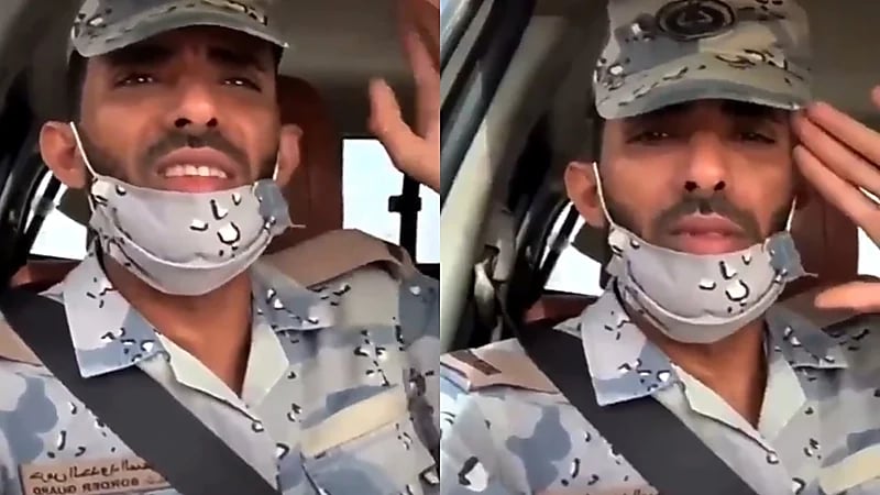 شاهد.. آخر كلمات قالها جندي بحرس الحدود قبل وفاته في حادث بالعارضة