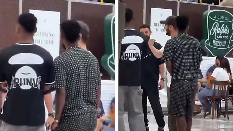 بن نافل يتجول مع لاعبي الهلال في أحد المولات قبل لقاء باتشوكا .. فيديو