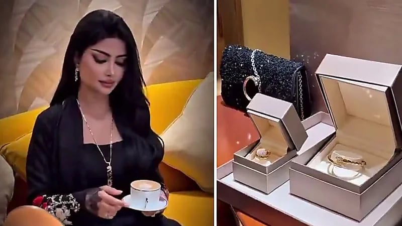 ملكة كابلي تحتفل بعيد ميلادها بشراء عقد فاخر يتجاوز 750 ألف ريال.. فيديو