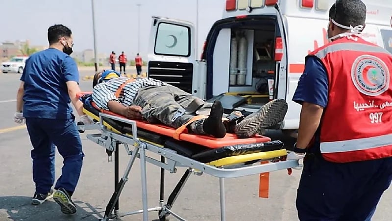 الهلال الأحمر يُسعف 3912 حالة في عسير