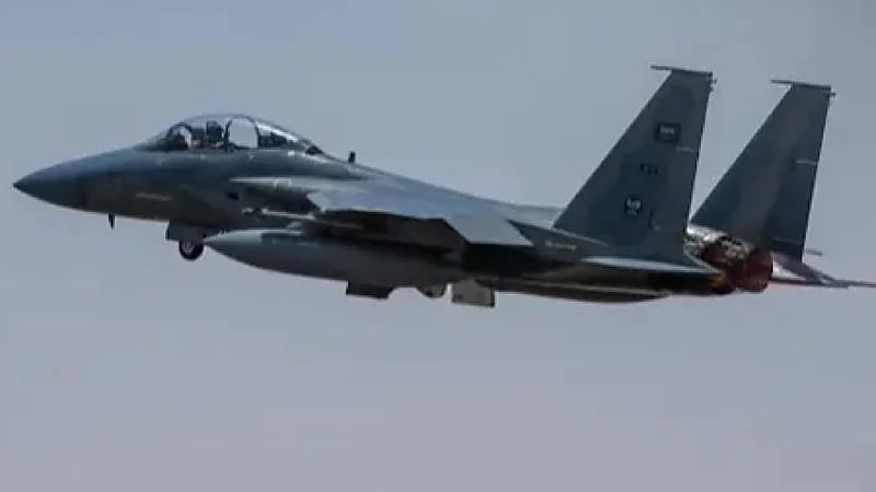 مقاتلة F-15C السعودية تتفوق‬⁩ في تمرين علم الصحراء عن باقي المنظومات القتالية الأخرى