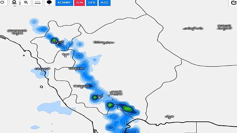المسند: توقعات بتشكل غيوم ممطرة على 3 مناطق