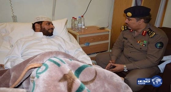 مدير مرور الطائف يطمئن على "الجودي" بعد إصابته فى حادث تصام