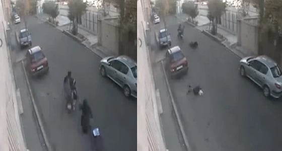 بالفيديو.. سحل سيدة لسرقتها في الشارع