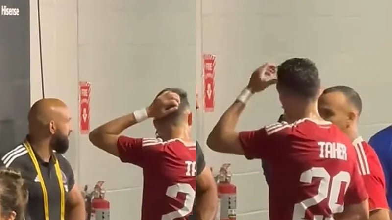 حارس ميسي يمنع طاهر وأفشة من الوصول إليه .. فيديو