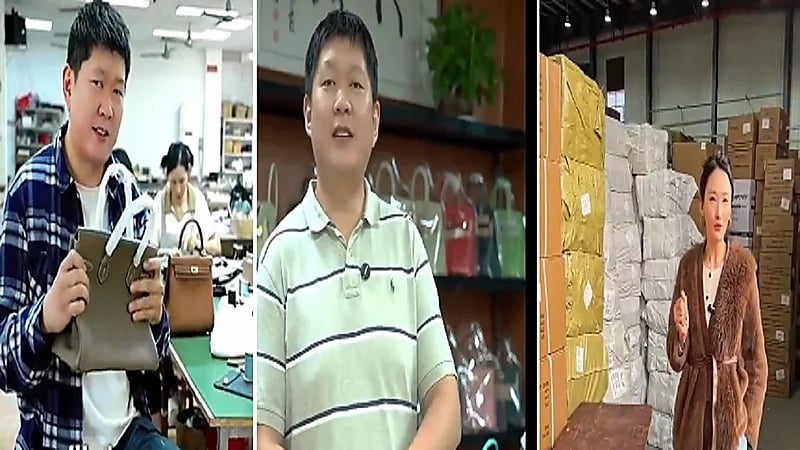 صينيون يتحدون ترامب ببيع منتجات ماركات عالمية بأسعار مخفضة.. فيديو