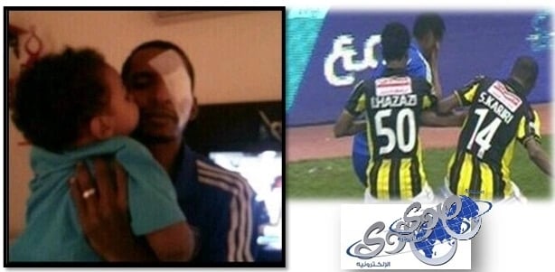 لاعب الهلال الزوري (بخير) بعد حركة هزازي الغير رياضية