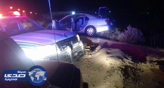 مخمور يحاول الاصطدام بدورية أمن الطرق بمكة