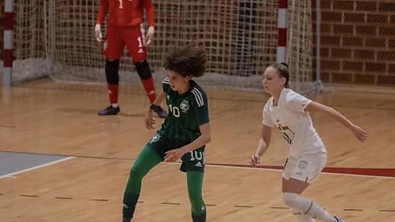 سيدات الأخضر يكتسحن صربيا