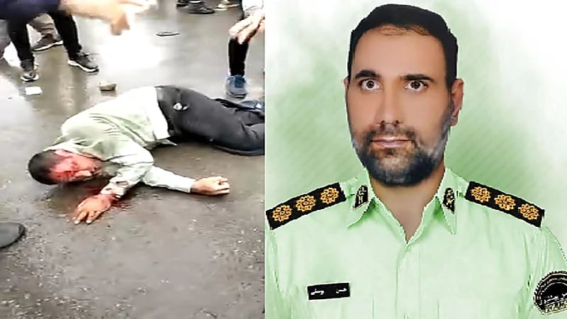 بالفيديو .. لحظه هلاك عقيد إيراني على يد الثوار